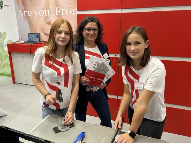 Fronius ist einer von den vielen Ausstellern vor Ort. | Foto: MeinBezirk