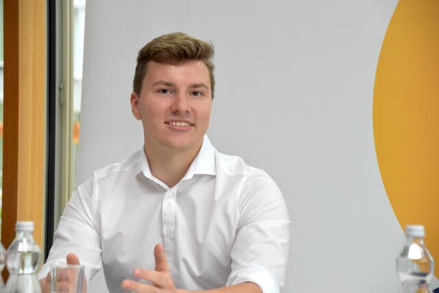 "Bei den WorldSkills muss man in sehr kurzer Zeit komplexe Probleme lösen und da hat mich die Forschung gut darauf vorbereitet", sagt Stefan Moser.  | Foto: Barbara Fluckinger