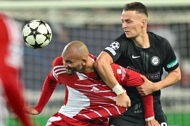 Dimitri Lavalee muss gesperrt zuschauen.  | Foto: GEPA