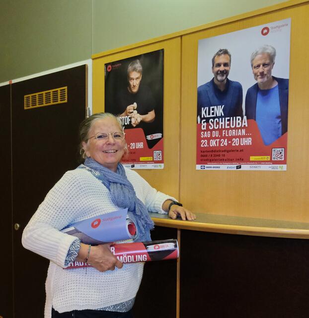 Im Herbst darf in der Stadtgalerie Mödling besonders gelacht werden – Doris Pikisch bietet Unterhaltung vom Feinsten an. | Foto: Claudia Reisinger