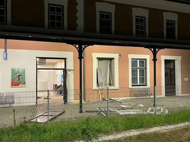 Ein Bild der Verwüstung am Bahnhof Zellerndorf. | Foto: FF Zellerndorf