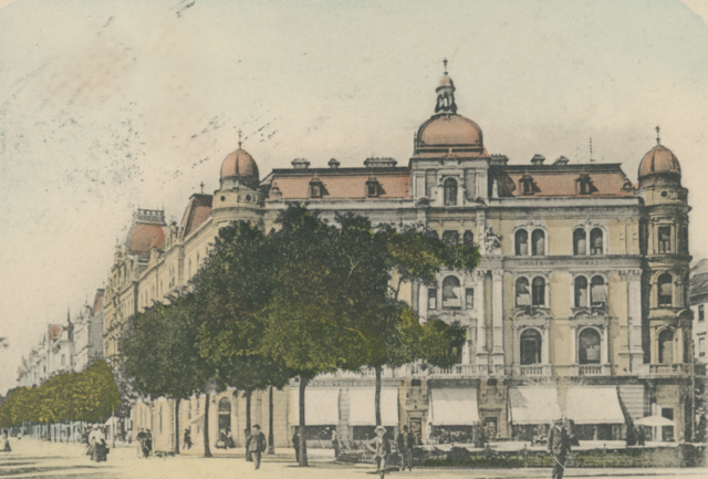 Die Fassade des Ende des 19. Jahrhunderts errichteten Gebäudes ist zum größten Teil in seiner ursprünglichen Form erhalten geblieben. | Foto: Sammlung Kubinzky