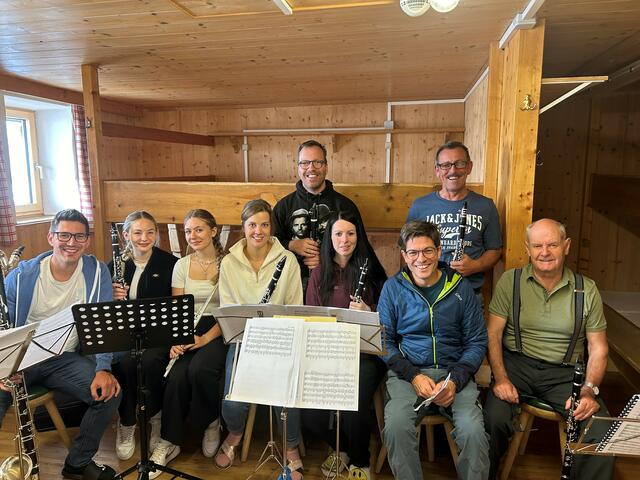 Die teilnehmenden Musiker hatten an beiden Tagen sichtbar Spaß. | Foto: Musikbezirk Landeck