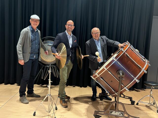 Arch. Gerwin Kortschak, Bgm. Michael Schumacher, Dir. Josef Ferk (v.l.) | Foto: Waltraud Fischer
