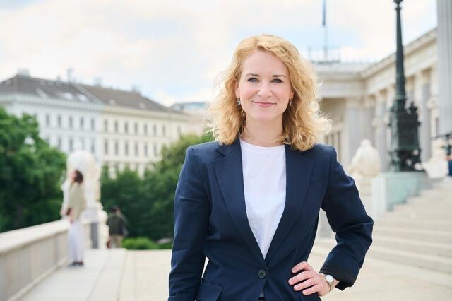 Die 31-jährige Pichlerin Eva Maria Holzleitner steht in ihrer Partei für Frauenrechte - nun wurde sie zum SPÖ-Sondierungsteam hinzugezogen. | Foto: Kurt Prinz
