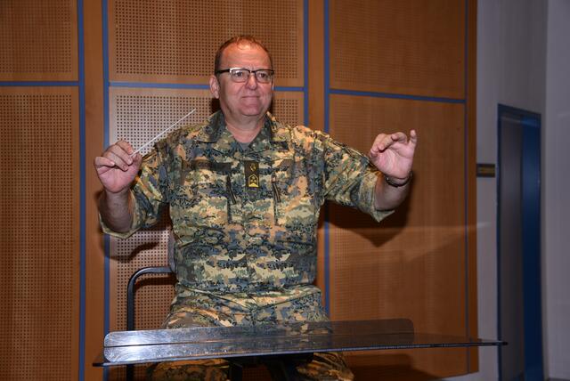 Militärkapellmeister NÖ Oberst Adolf Obendrauf. 