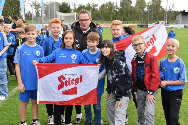 In Leithaprodersdorf wurde mit Teamchef Ralf Rangnick trainiert.  | Foto: Stefan Schneider