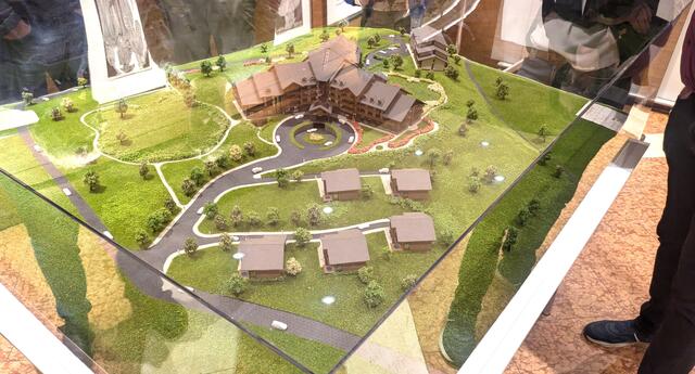 Modell des Fieberbrunner Hotelprojekts Tragstätt. | Foto: Grüne