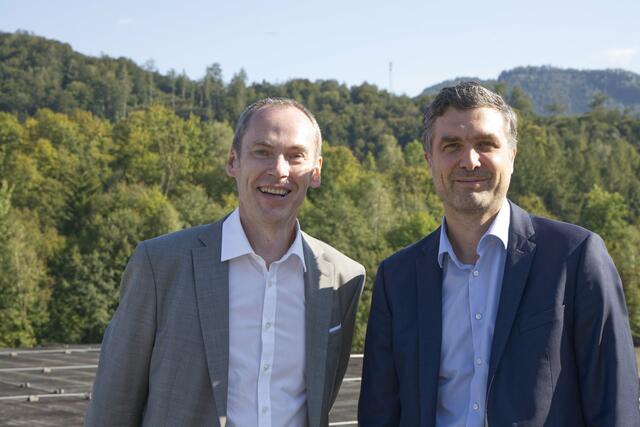 Maximilian Medl und Andreas Kunsch (v. li.).
 | Foto: Ennskraft