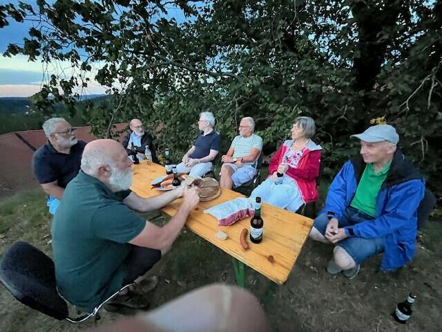 Bei einer gemeinsamen Jause fand das Austauschtreffen einen gemütlichen Ausklang. | Foto: Helmut Eder