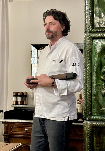 Spitzenkoch Thomas Dorfer vom Landhaus Bacher in NÖ stand an diesem Abend hinter dem Herd. | Foto: Ebner