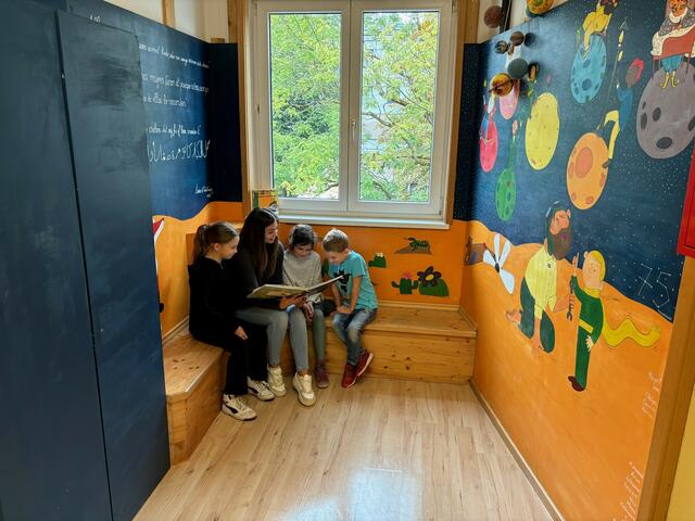Eine bunte kleine Ecke in der Insel zum Zurückziehen. | Foto: Insel - Haus der Jugend
