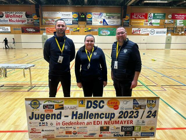 Das Orga-Team (v.l.): DSC-Jugendleiter Patrick Knappitsch, Marie Schneidler und DSC-Obmann David Schneidler | Foto: Birgit Schneidler