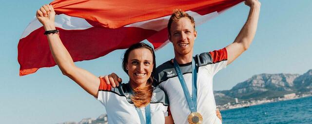 Team des Jahres: Lara Vadlau und Lukas Mähr | Foto: GEPA pictures/ÖOC