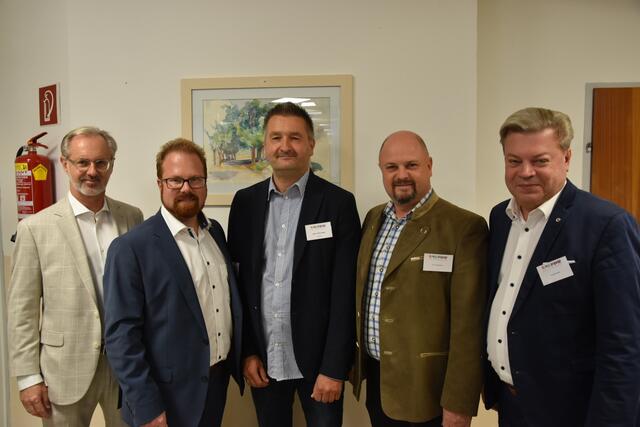 Michael Simon, Christoph Artner, Martin Hinteregger, Erich Hauptmann und Harald Servus | Foto: Müller