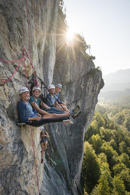 Nicht die Leistung, sondern die Freude an den gemeinsamen Erlebnissen am Berg stand im Mittelpunkt. | Foto: Naturfreunde/hochzwei.media