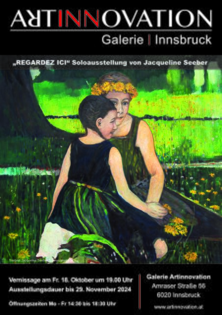 Plakat Ausstellung Titelbild Jacqueline Seeber | Foto: Galerie Artinnovation/Jacqueline Seeber
