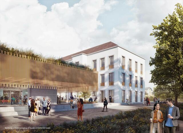 So soll der neue FH-Gesundheitscampus in Kapfenberg künftig aussehen. | Foto: NOW Architektur / Expressiv GmbH