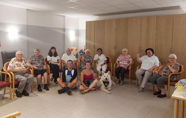 Tiereischer Besuch im Tageszentrum Melk | Foto: TAZ Melk
