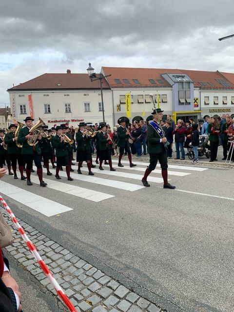 Bei der Marschmusikwertung | Foto: GMV Raabs