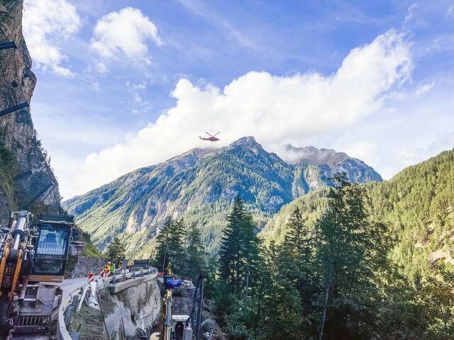 Die Arbeiten an der Kanzelgalerie gehen in die nächste Phase. | Foto: Land Tirol