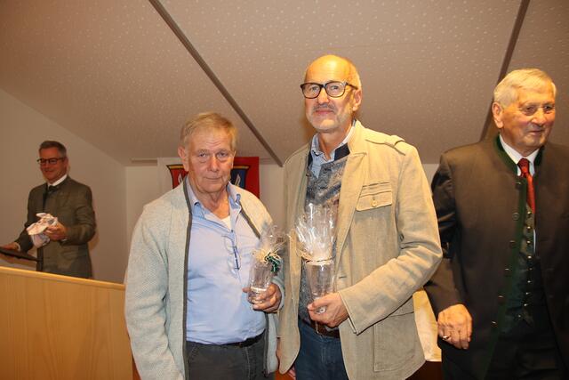 Ehrenbecher: Martin Hitzginger und Walter Mühlbacher.