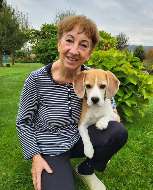 Susanne Reiterer und ihr Therapiehund Daisy. | Foto: privat