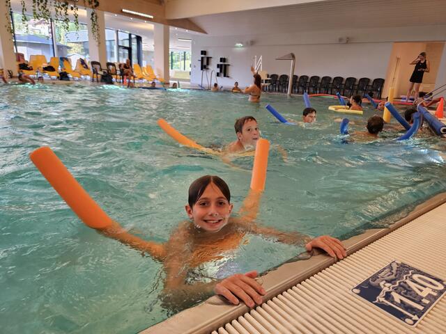 Der Spaß kam zwischen den wichtigen Übungen auch nicht zu kurz. | Foto: Gabriel Althaler