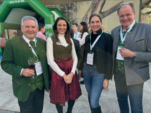 Josef Niggas, Petra Neuherz, BH Elisabeth Kladiva und Erwin Dirnberger | Foto: Almer