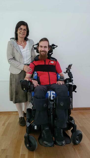 Marika Lagger-Pöllinger bei einer früheren Begegnung mit Gilbert Kohlhuber | Foto: KK