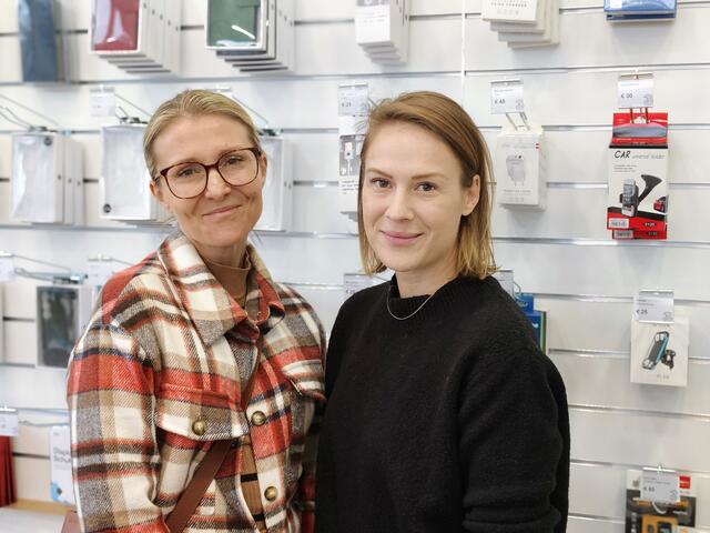 Katharina und Judith ließen sich die Wiedereröffnung nicht entgehen 