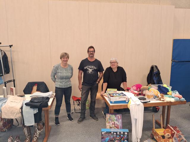 Trude, Rudi und Susanne Györök aus Arbing