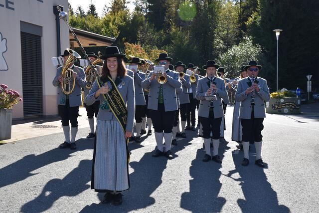 Die Musikkapelle Heimschuh umrahmte die Schuleröffnungsfeier musikalisch. | Foto: Waltraud Fischer
