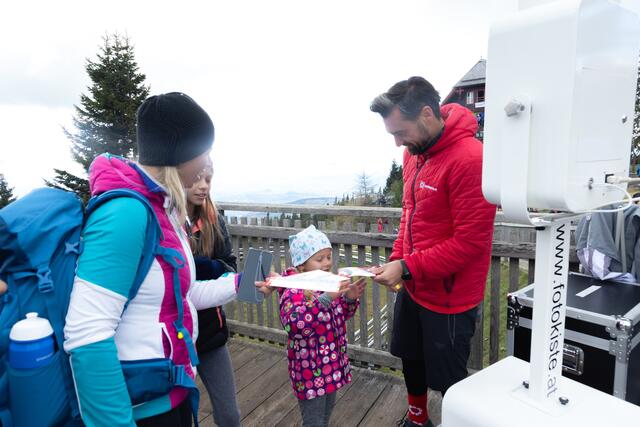 Die Fotobox, sponsored by Tierwelt Herberstein, hat gleichermaßen unsere kleinen wie großen Besucher:innen begeistert.  | Foto: Konstantinov