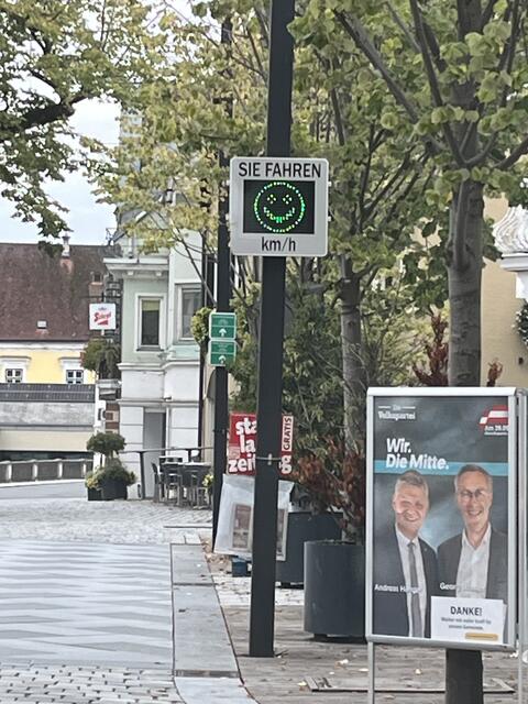 Begegnungszone im Purgstaller Ortszentrum: 20-er-Beschränkung am Kirchenplatz | Foto: Marktgemeinde Purgstall