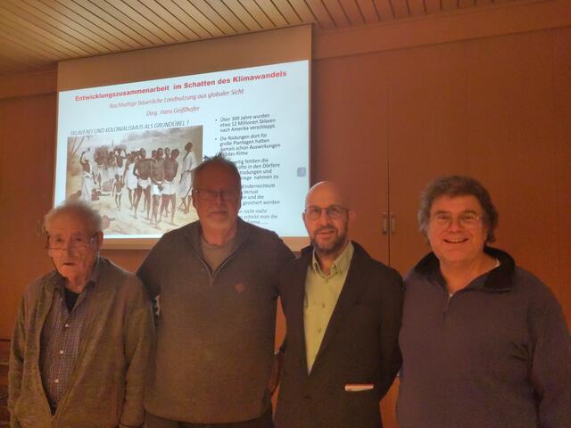 Franz Rohrmoser, Hans Geißlhofer, Hans-Peter Ramsl, Bernhard Seiwald (v.l.). | Foto: Seiwald