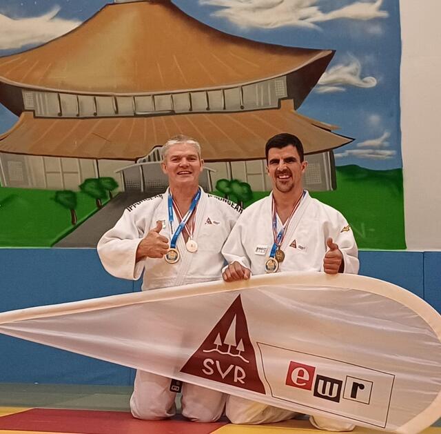 Stefan und Werner Vogler sicherten sich zwei Medaillen bei der ÖM in Linz. | Foto: SVR Judo