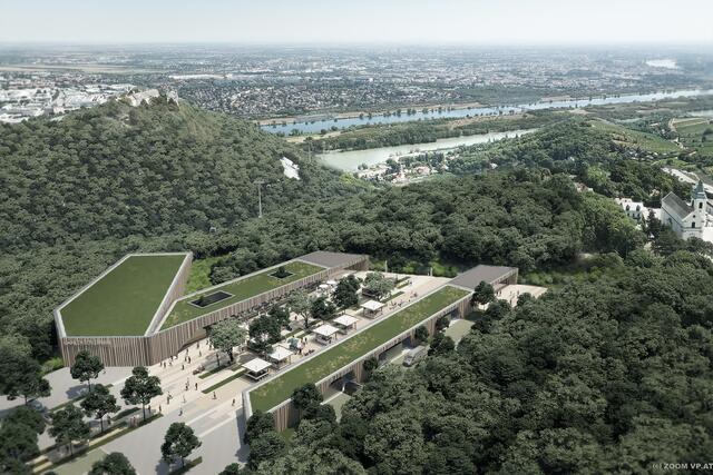 Die Stadt Wien lehnt die Seilbahn auf den Kahlenberg politisch ab. Ihre Abteilung prüfte bis dato, ob es eine UVP benötigt. | Foto: Genial Tourismus- &amp; Projektentwicklung GmbH