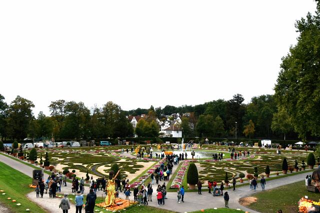 Eindrucksvoll: Die weltgrößte Kürbisausstellung im Blühenden Barock in Ludwigsburg. | Foto: Pohler