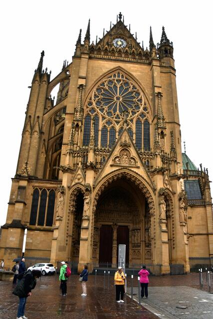 Ein Besuch der imposanten Kathedrale von Metz stand auch auf dem Programm. | Foto: Pohler