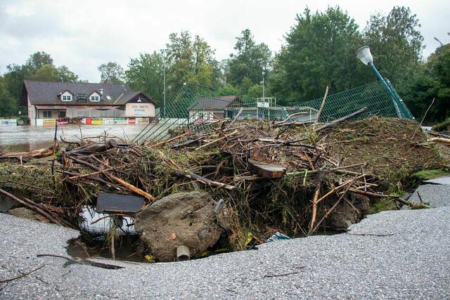 Die massiven Hochwasserschäden in Niederösterreich haben weite Teile der Infrastruktur zerstört.
 | Foto: Florian Rehberger