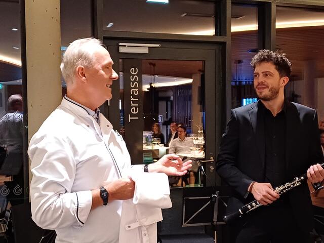 Haubenkoch Martin Sieberer und Daniel Kurz