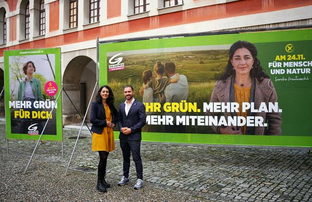 Sandra Krautwaschl, zu Hause in Graz-Umgebung, geht als Spitzenkandidatin für die Grünen Steiermark ins Rennen für die Landtagswahl. | Foto: Grüne