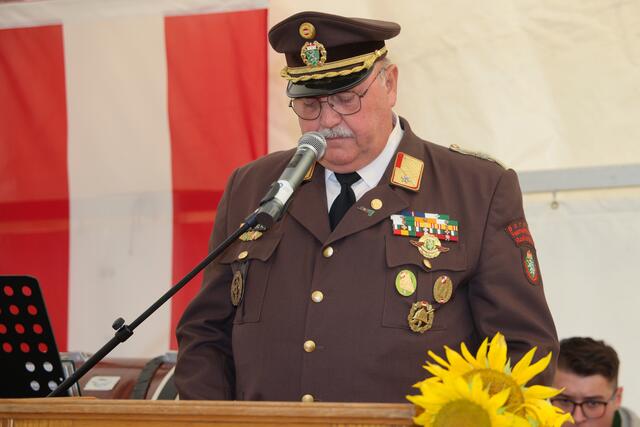 Feuerwehrkommandant Rudolf Bruncic am Wort | Foto: Kurzweil 