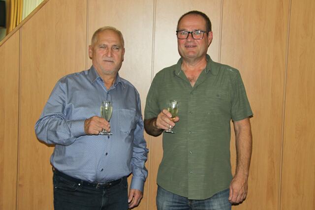 Walter Kneisz (li.i.B.) und Paul Duschanek, die neuen Mitglieder des Ortsklubs. | Foto: Otto Rosenbusch