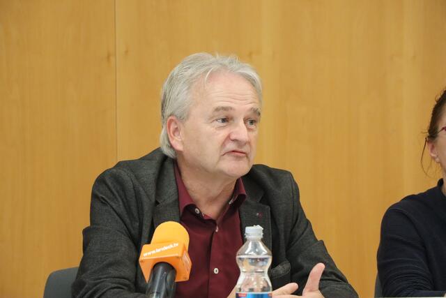 Herbert Frank erzählte vom Equal Pay Day. | Foto: Celina Leitner