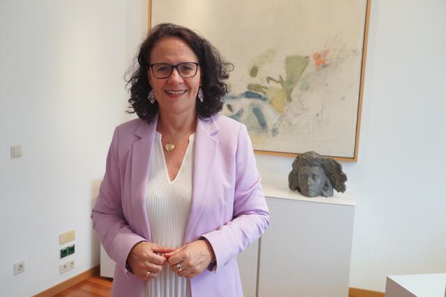 Landesrätin Daniela Gutschi, auch zuständig für das Ressort Gesundheit beim Land Salzburg, sprach positiv über das Thema „Pflege". | Foto: Emanuel Hasenauer