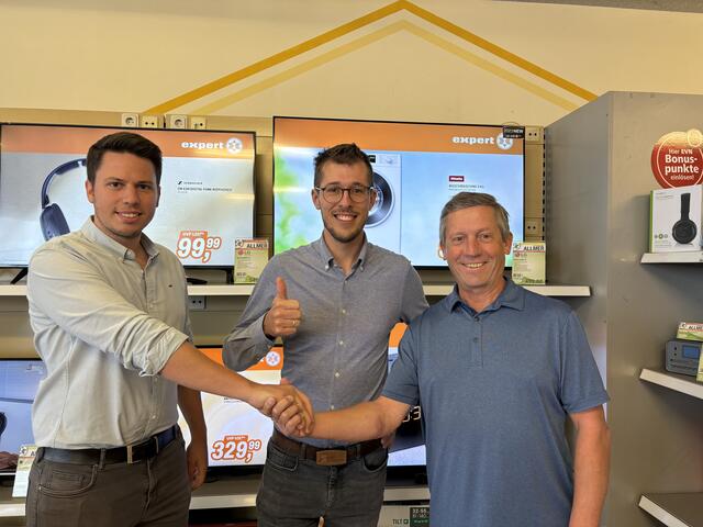 Dominik Faffelberger, Felix Weichselbaumer und Franz Allmer. | Foto: Weichselbaumer