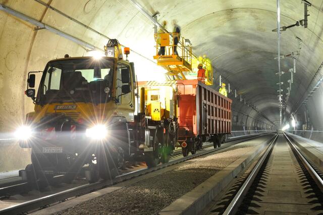 Der Lainzer Tunnel ist derzeit nicht befahrbar. Hier zu sehen bei seiner Errichtung. | Foto: Robert Deopito