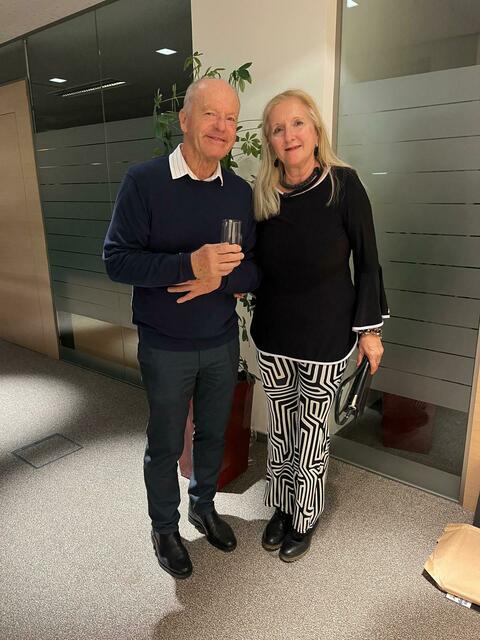 Nobert Schröckenfuchs mit Doris Gaspar. | Foto: privat/SS